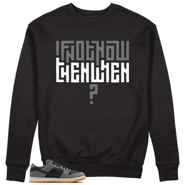 Motivational Sweatshirt For Nike SB Dunk Low Dark Smoke Grey