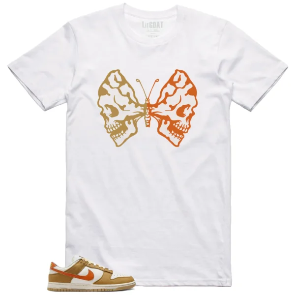 Butterfly Skulls Shirt for Nike Dunk Low Be the 1 Fans