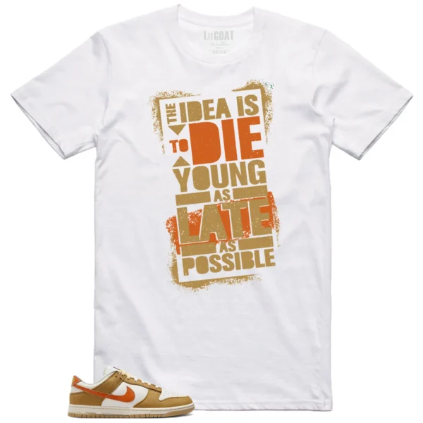 Die Young MatchShirt to Style Nike Dunk Low Be the 1