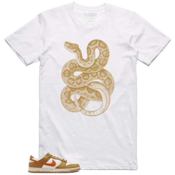 Python Snake Shirt for Nike Dunk Low Be the 1 Sneaker