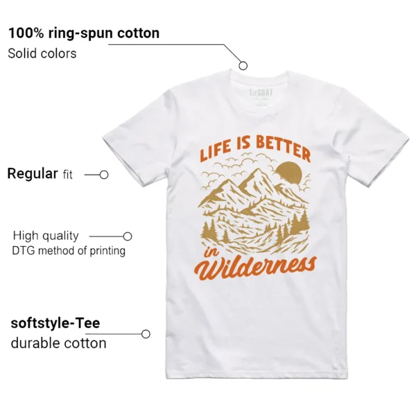 Wilderness Tee - Perfect with Nike Dunk Low Be the 1 Features