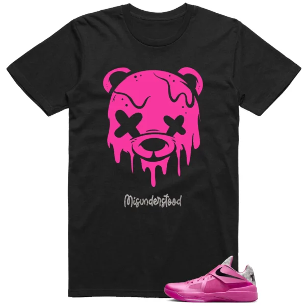 Nike KD 4 Aunt Pearl Matching Tee - Drippy Bear Graphic