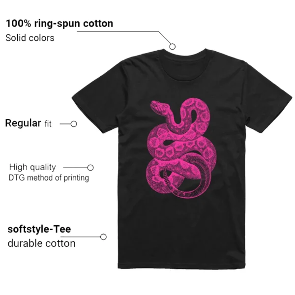 Python Snake Shirt for Nike KD 4 Aunt Pearl Sneaker Features