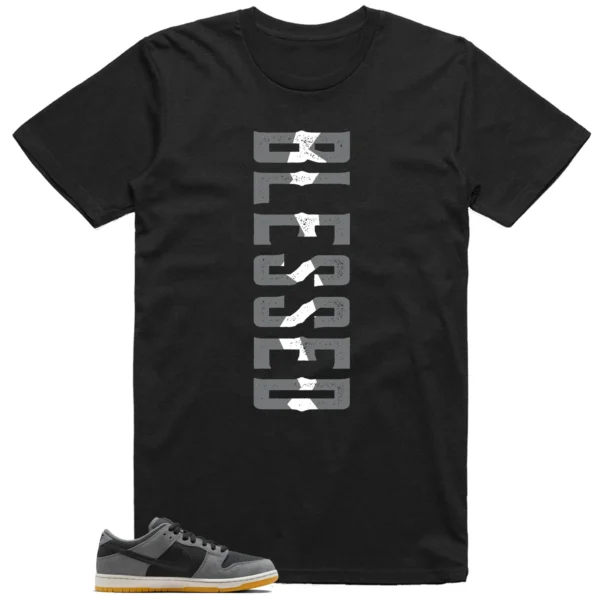 Blessed Tee | Nike SB Dunk Low Dark Smoke Grey Matchshirt