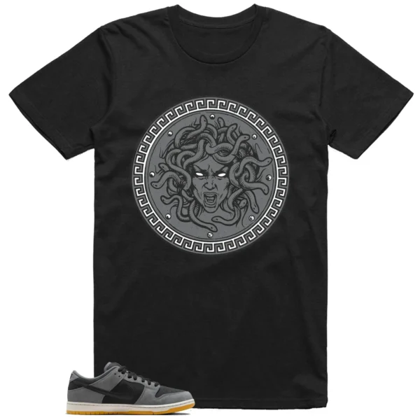 Medusa Tee for Nike SB Dunk Low Dark Smoke Grey Kicks