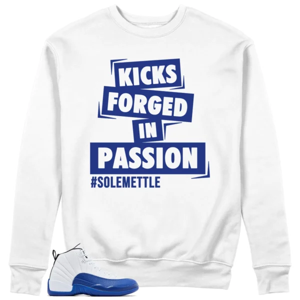 Passion Kicks Sweatshirt - Perfect Match for Air Jordan 12 Blueberry