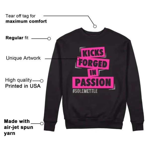 Passion Kicks Sweatshirt - Perfect Match for Nike KD 4 Aunt Pearl Features