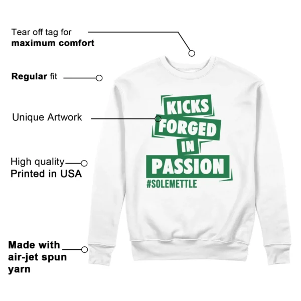 Passion Kicks Sweatshirt - Perfect Match for adidas Campus 00s Green Cloud White Features