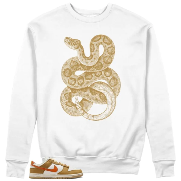 Python Snake Sweatshirt for Nike Dunk Low Be the 1 Sneaker