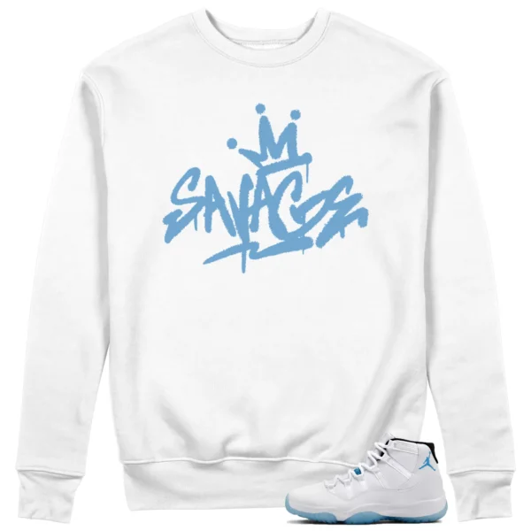 Savage Style Sweatshirt for Jordan 11 Legend Blue Lovers