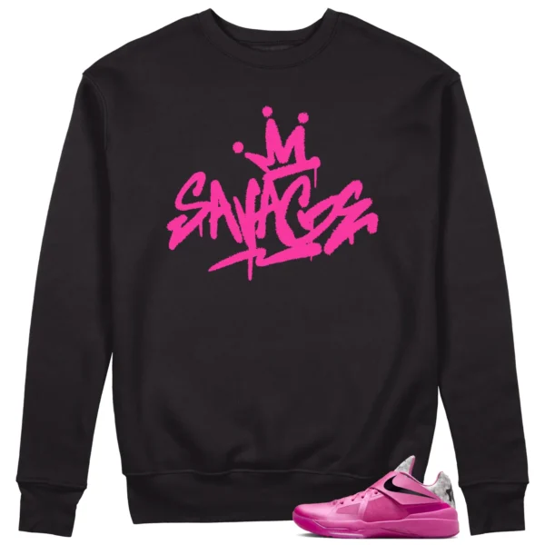 Savage Style Sweatshirt for Nike KD 4 Aunt Pearl Lovers