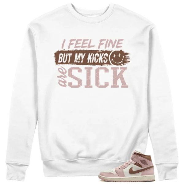 Air Jordan 1 Mid Neapolitan Match: Sick Kicks Sweatshirt