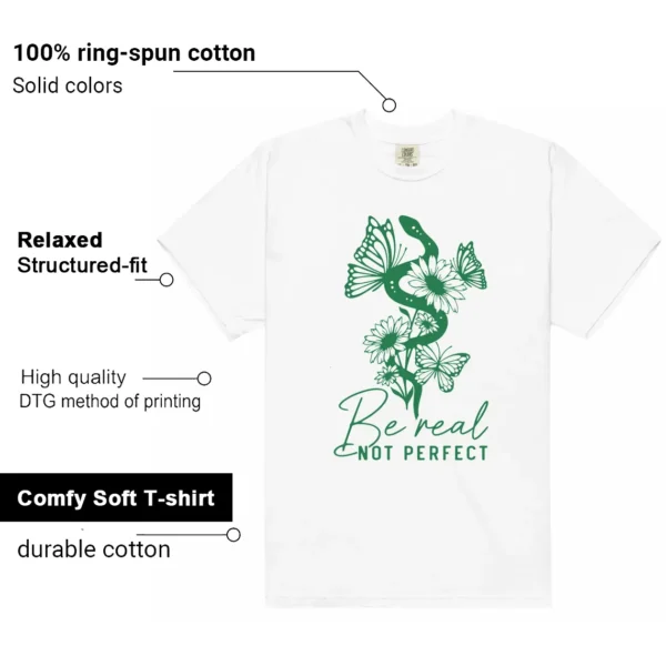 Be Real Tee to Match adidas Campus 00s Green Cloud White Features