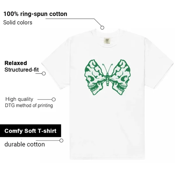 Butterfly Skulls Shirt for adidas Campus 00s Green Cloud White Fans Features