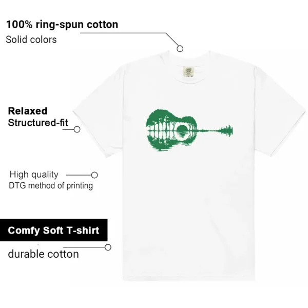 Guitar Shirt for adidas Campus 00s Green Cloud White Sneaker Features