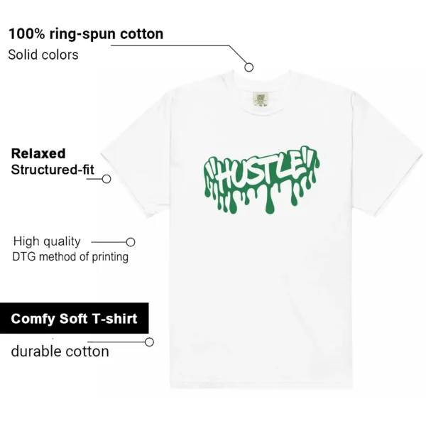 Hustle Drip Tee Matching adidas Campus 00s Green Cloud White Features