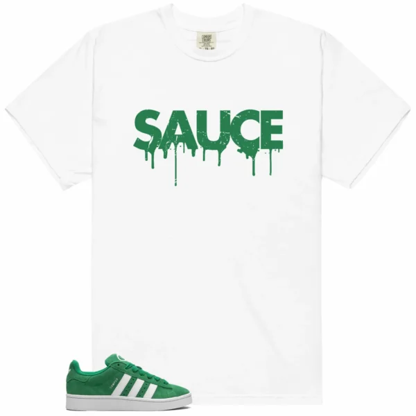 Sauce Tee to Match Your adidas Campus 00s Green Cloud White