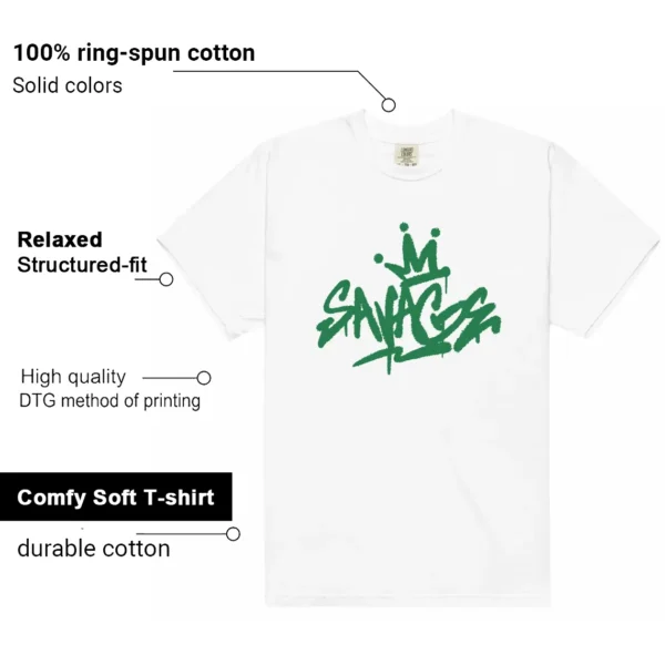 Savage Style Shirt for adidas Campus 00s Green Cloud White Lovers Features