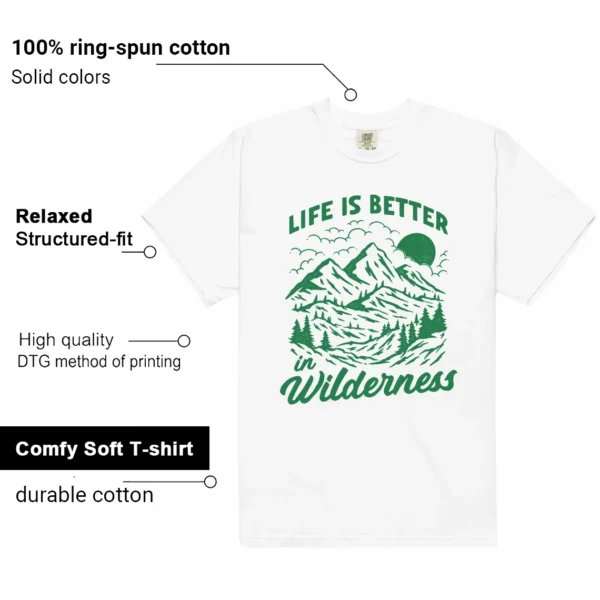 Wilderness Tee - Perfect with adidas Campus 00s Green Cloud White Features