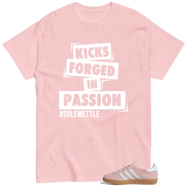 Passion Kicks Tee - Perfect Match for Adidas Gazelle Indoor Sandy Pink