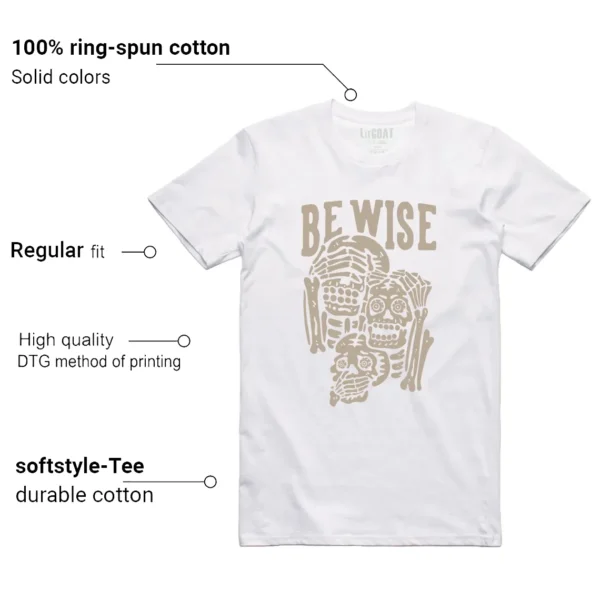 Adidas gazelle Indoor Magic Beige 'Be Wise' Matching Shirt Features