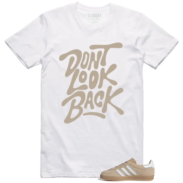 Adidas gazelle Indoor Magic Beige Style: Don't Look Back Shirt