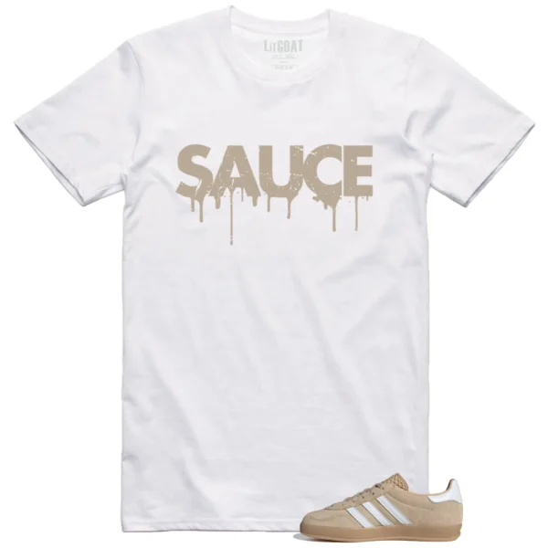 Sauce Tee to Match Your Adidas gazelle Indoor Magic Beige