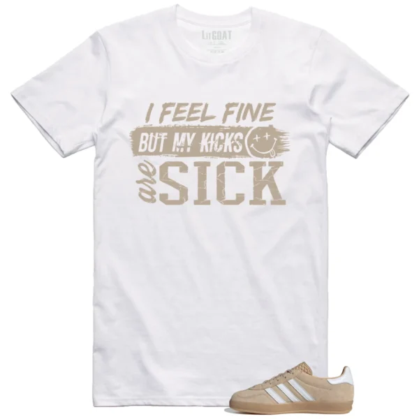 Adidas gazelle Indoor Magic Beige Match: Sick Kicks Shirt