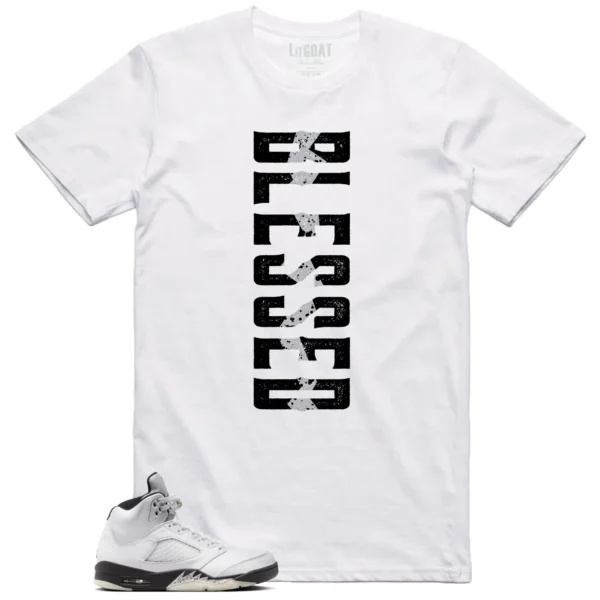 Blessed Tee | Air Jordan 5 Reverse Metallic Matchshirt