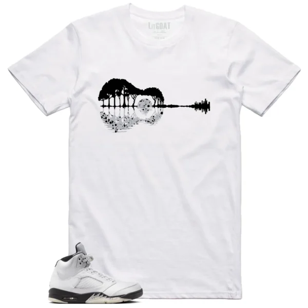 Guitar Shirt for Air Jordan 5 Reverse Metallic Sneaker