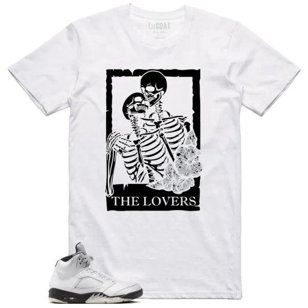 Lovers Tee for Air Jordan 5 Reverse Metallic Sneakers