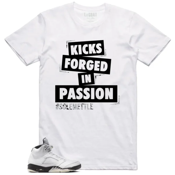 Passion Kicks Tee - Perfect Match for Air Jordan 5 Reverse Metallic