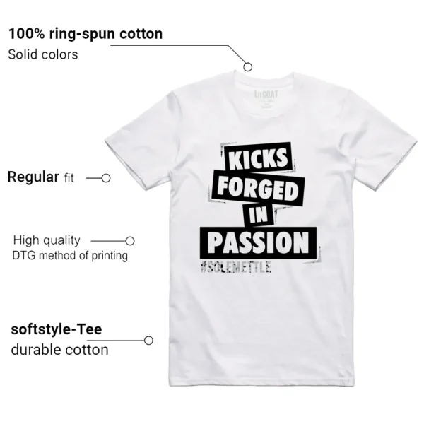 Passion Kicks Tee - Perfect Match for Air Jordan 5 Reverse Metallic Features