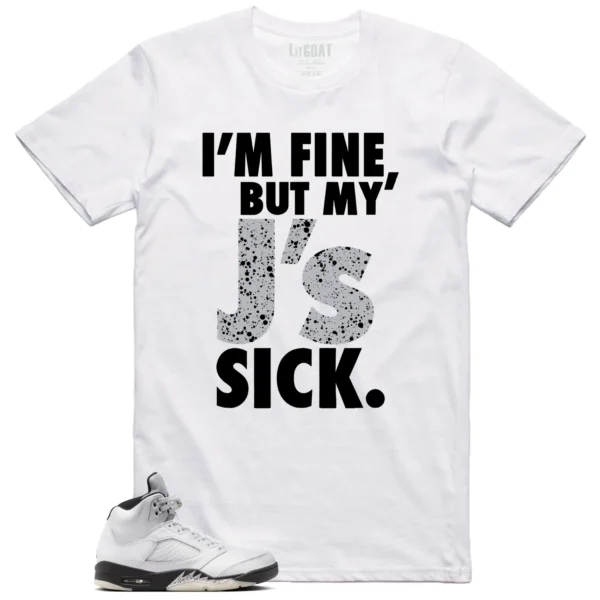 Air Jordan 5 Reverse Metallic Lovers' Sick J's Shirt