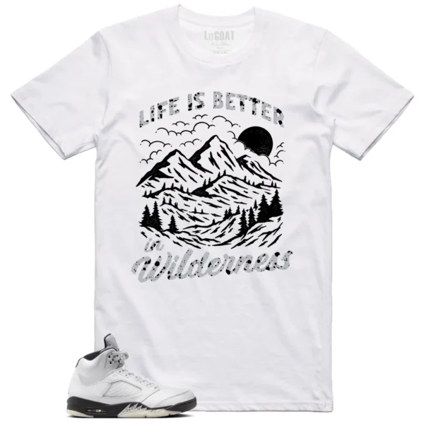 Wilderness Tee - Perfect with Air Jordan 5 Reverse Metallic