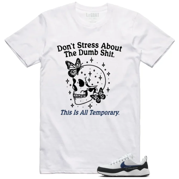 Style Air Zoom Spiridon Fragment Blue Void With This Don't Stress TShirt