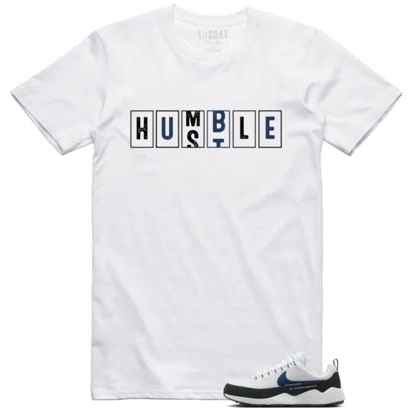 Air Zoom Spiridon Fragment Blue Void - Hustle Humble T-Shirt