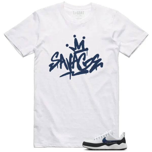 Savage Style Shirt for Air Zoom Spiridon Fragment Blue Void Lovers