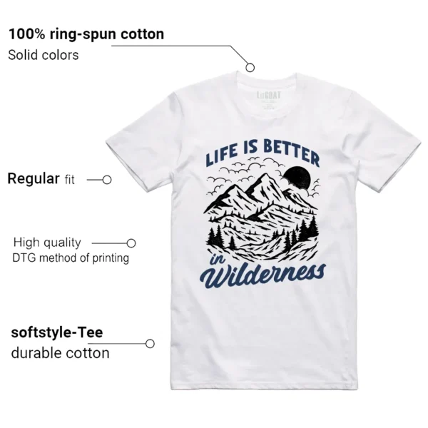 Wilderness Tee - Perfect with Air Zoom Spiridon Fragment Blue Void Features