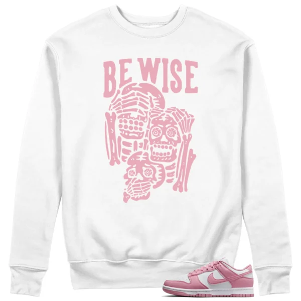 Nike Dunk Low Elemental Pink 'Be Wise' Matching Sweatshirt