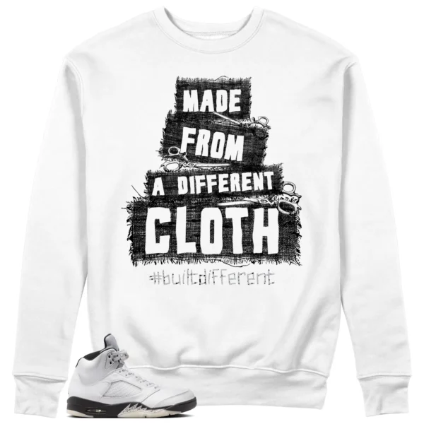 Built Different Sweatshirt for Air Jordan 5 Reverse Metallic