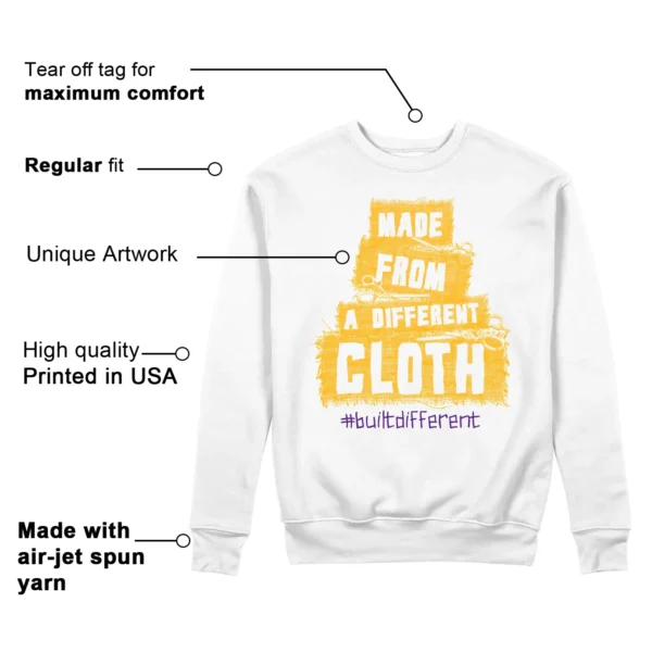 Built Different Sweatshirt for Nike Air Force 1 Low Kobe Bryant Features