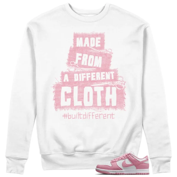 Built Different Sweatshirt for Nike Dunk Low Elemental Pink