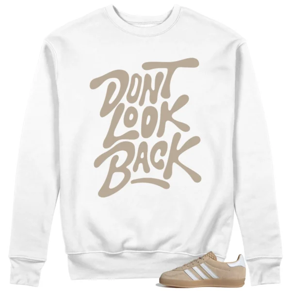 Adidas gazelle Indoor Magic Beige Style: Don't Look Back Sweatshirt