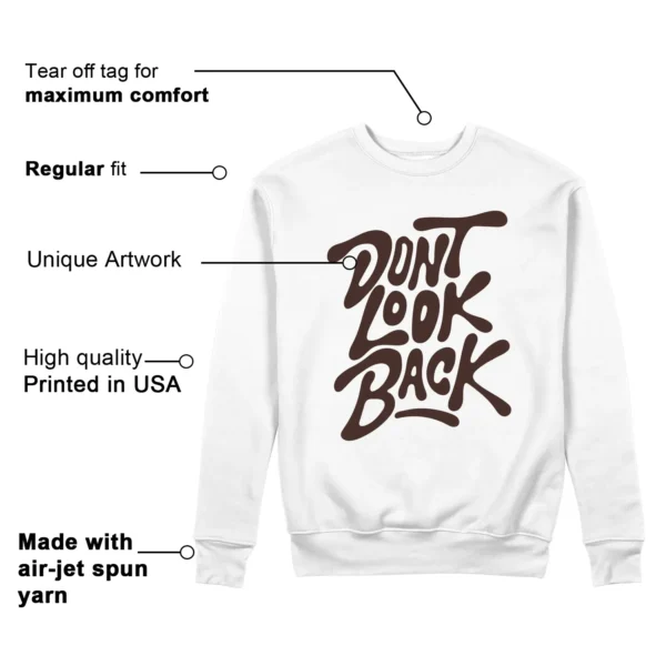 SoleFly x Air Jordan 12 Cafecito Style: Don't Look Back Sweatshirt Features