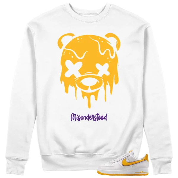 Nike Air Force 1 Low Kobe Bryant Matching Sweat - Drippy Bear Graphic