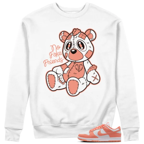 Fake Friends Sweatshirt for Nike Dunk Low Light Wild Mango Fans