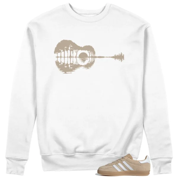 Guitar Sweatshirt for Adidas gazelle Indoor Magic Beige Sneaker