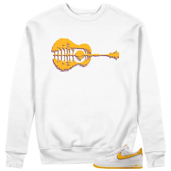 Guitar Sweatshirt for Nike Air Force 1 Low Kobe Bryant Sneaker