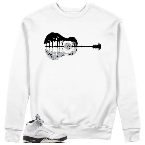 Guitar Sweatshirt for Air Jordan 5 Reverse Metallic Sneaker